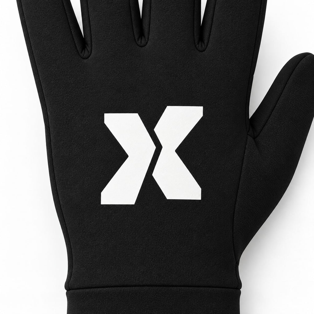 Détail du gant et du symbole X EXTÉR
