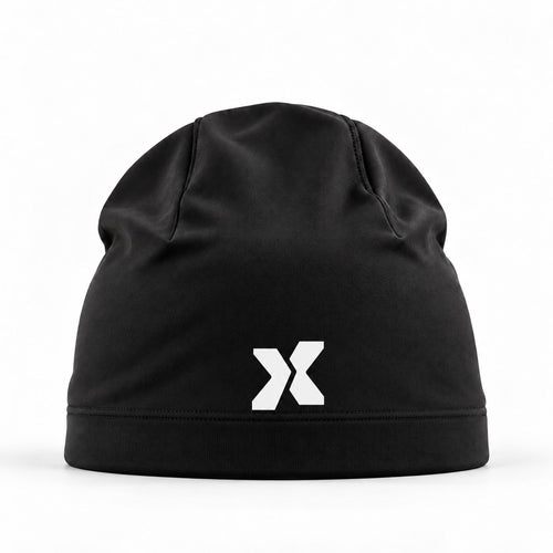 Bonnet EXTÉR noir avec symbole X blanc