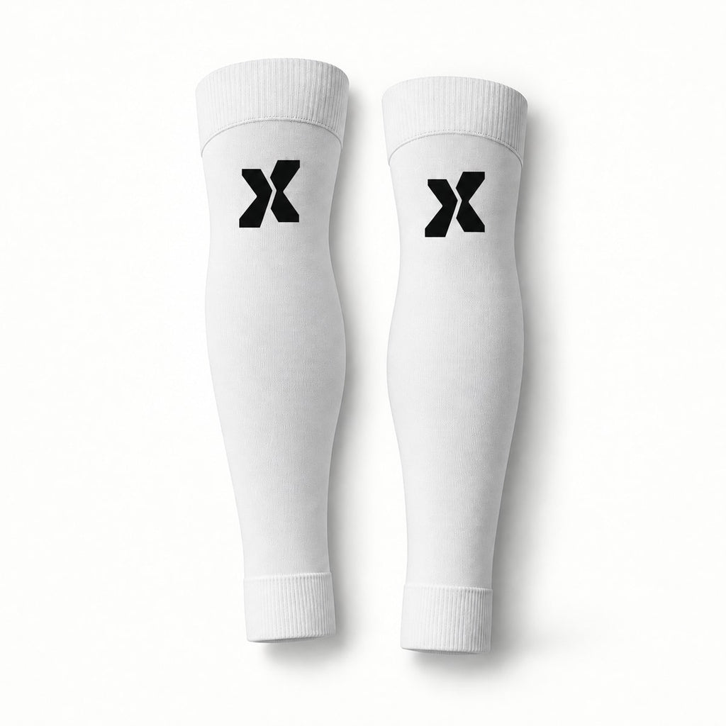Paire de manchons de chaussettes EXTÉR blancs