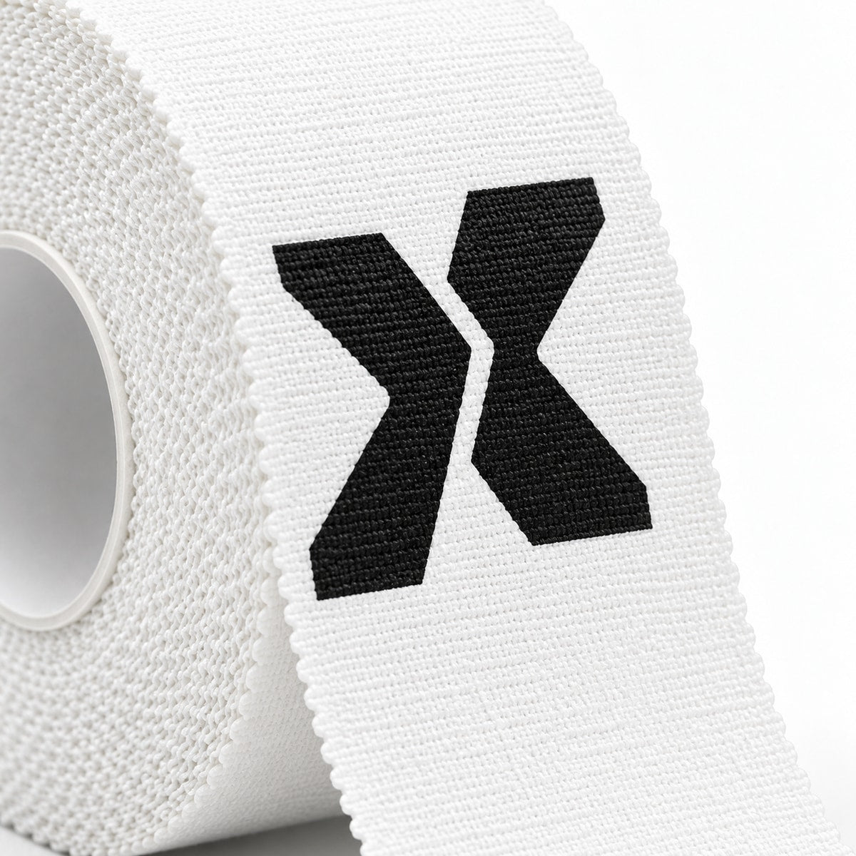 Détail de la bande adhésive et du symbole X EXTÉR