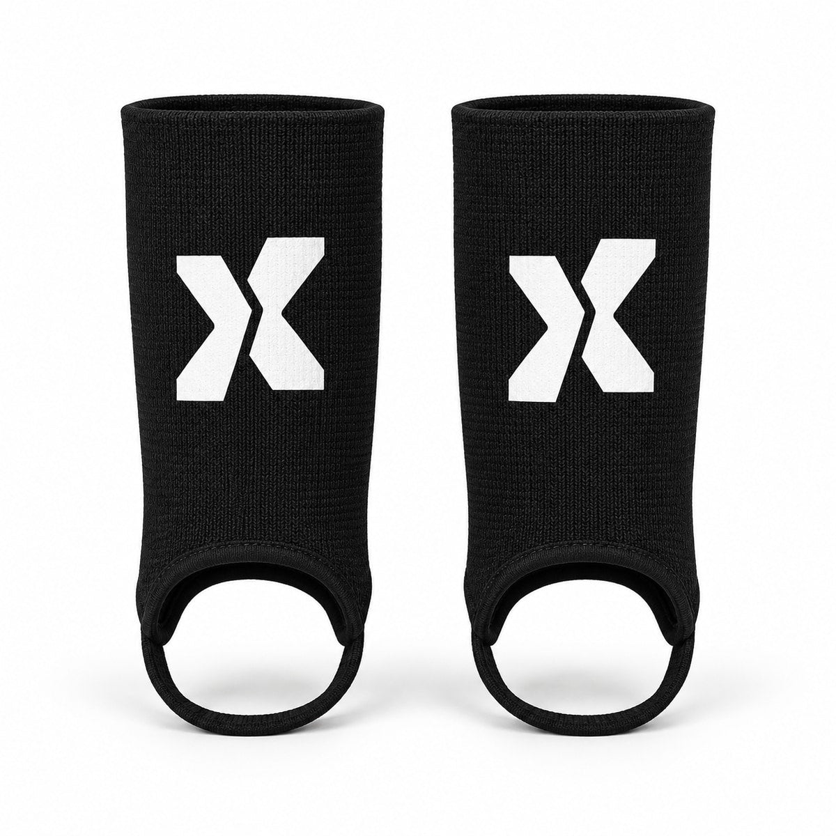 Paire de protections de chevilles EXTÉR noires avec sangle
