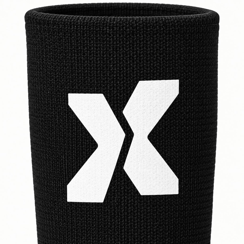 Détail de la protection de cheville et du symbole X EXTÉR