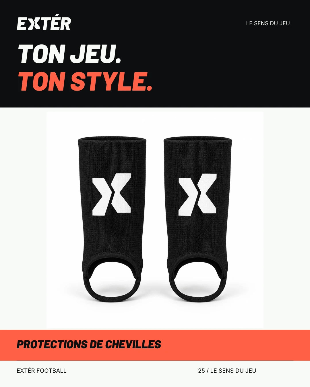 Protections de chevilles EXTÉR – visuel de marque