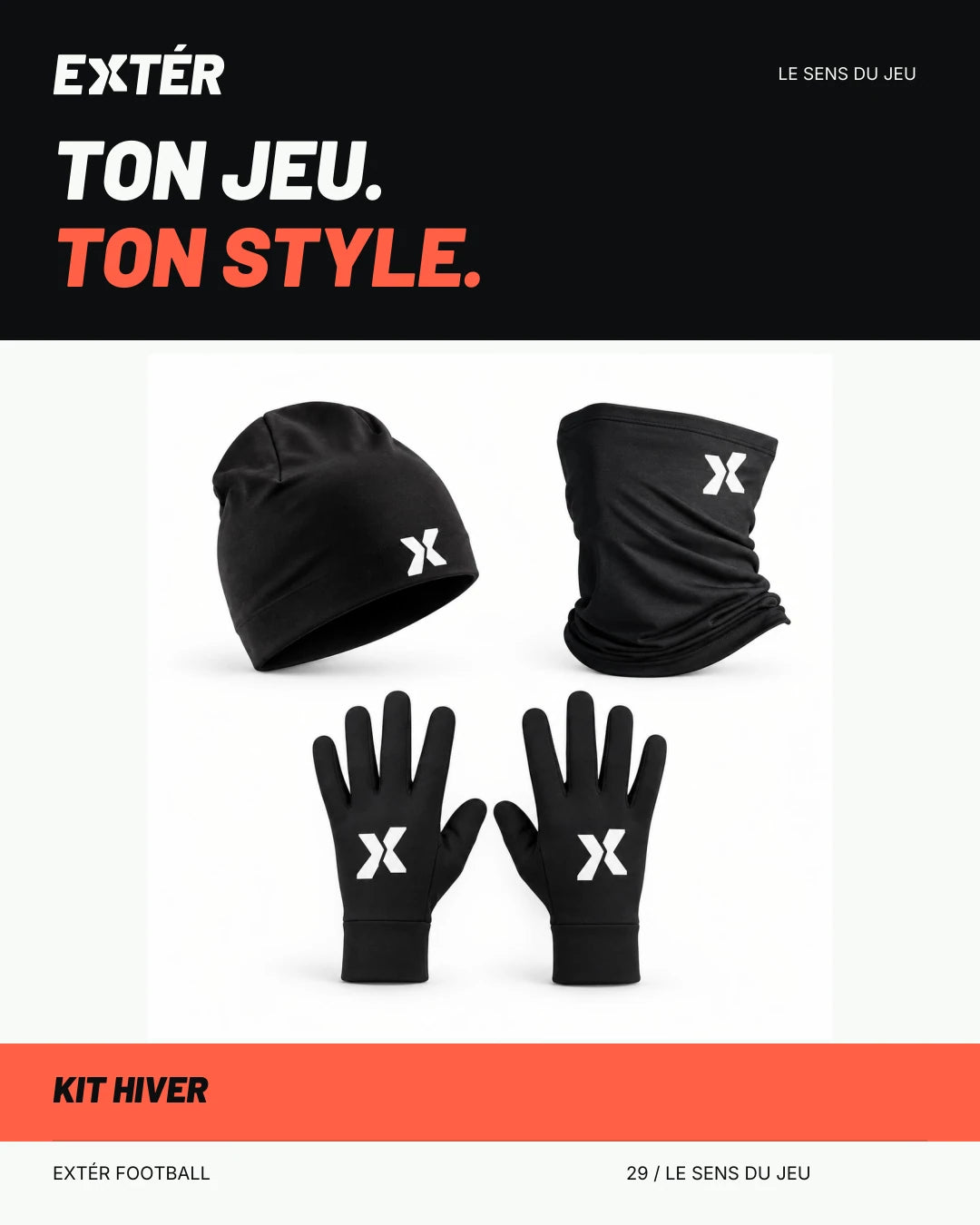 Kit hiver EXTÉR – visuel de marque